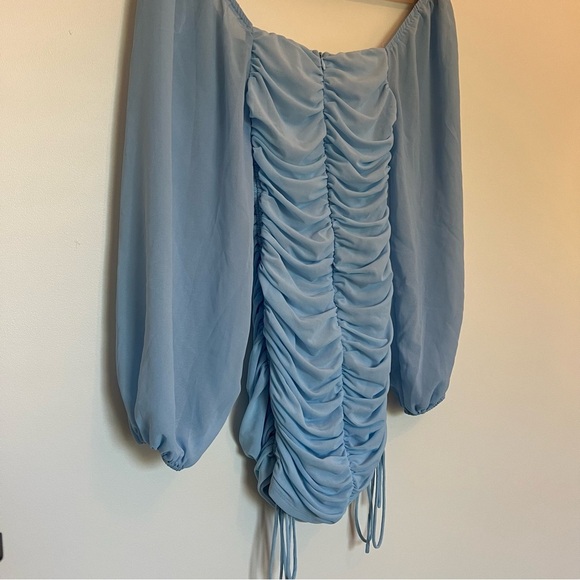 Hello Molly Bodycon Baby Blue Mini Dress Small - Picture 10 of 10